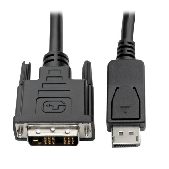 Tripp Lite P581-015 DisplayPort to DVI Adapter Cable (DP with Latches to DVI-D Single Link M/M), 15 ft. (4.6 m) P581-015 037332213570