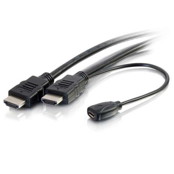 C2G 56792 HDMI cable 4.5 m HDMI, USB Micro-B HDMI, USB-A, USB Micro-B Black 56792 757120567929