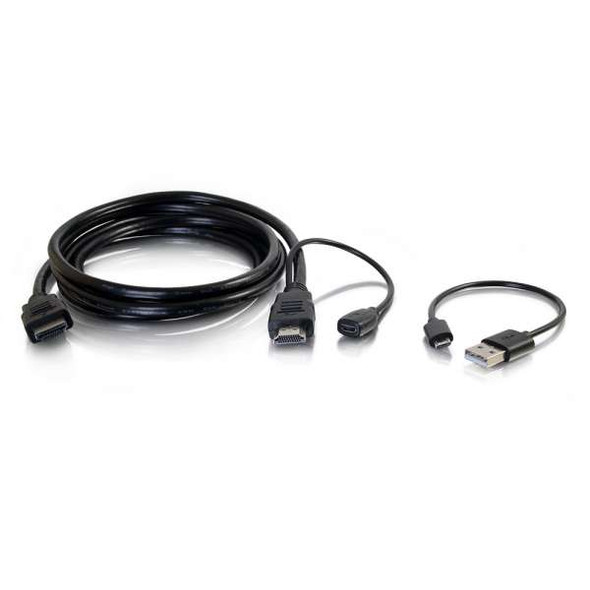 C2G 56792 HDMI cable 4.5 m HDMI, USB Micro-B HDMI, USB-A, USB Micro-B Black 56792 757120567929