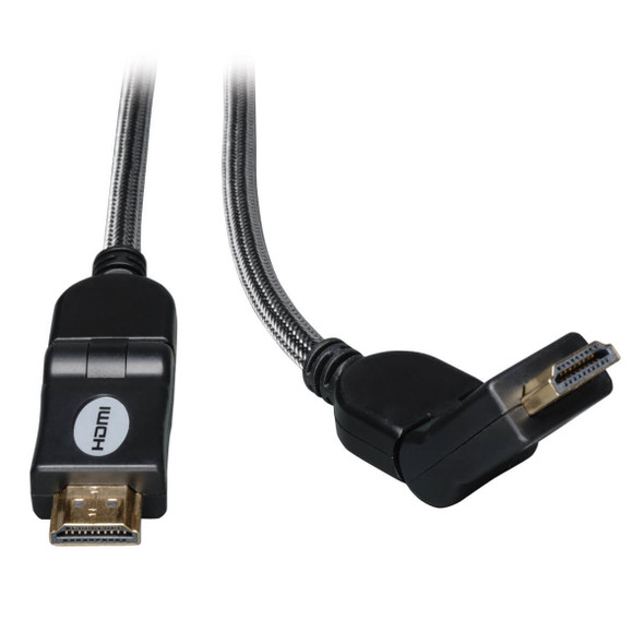Tripp Lite P568-003-SW High-Speed HDMI Cable with Swivel Connectors, Digital Video with Audio, UHD 4K (M/M), 3 ft. (0.91 m) P568-003-SW 037332153838
