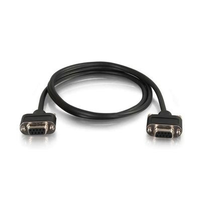C2G 52157 serial cable Black 1.8 m DB9 M DB9 F 52157 757120521570