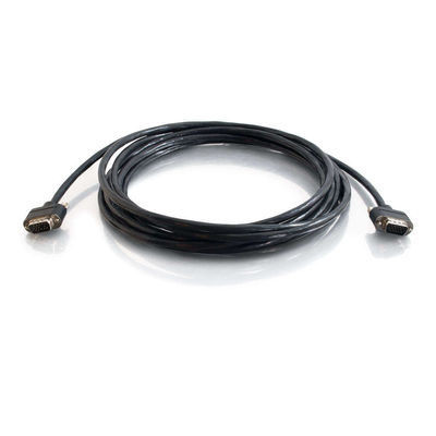 C2G 50ft Plenum-Rated HD15 SXGA M/M Monitor/Projector Cable with Rounded Low Profile Connectors VGA cable 15.24 m VGA (D-Sub) Black 40094 757120400943