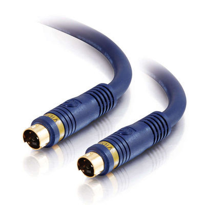 C2G 1.5ft Velocity S-video cable 0.45 m S-Video (4-pin) Blue 40001 757120400011