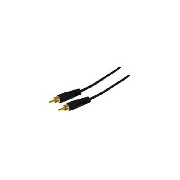 C2G 6ft Value Series Mono RCA Type audio cable 1.82 m Black 03167 757120031673