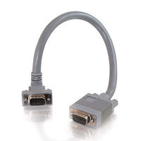 C2G 1ft Premium Shielded HD15 M/M SXGA Monitor Cable VGA cable 0.3 m VGA (D-Sub) Grey 52014 757120520146