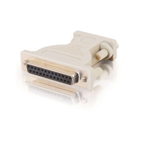 C2G DB9M to DB25M Serial Adapter Silver 02450 757120024507