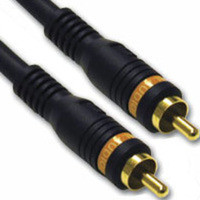C2G 6ft Velocity Digital Audio Coax Cable coaxial cable 1.8 m RCA 29115 757120291152