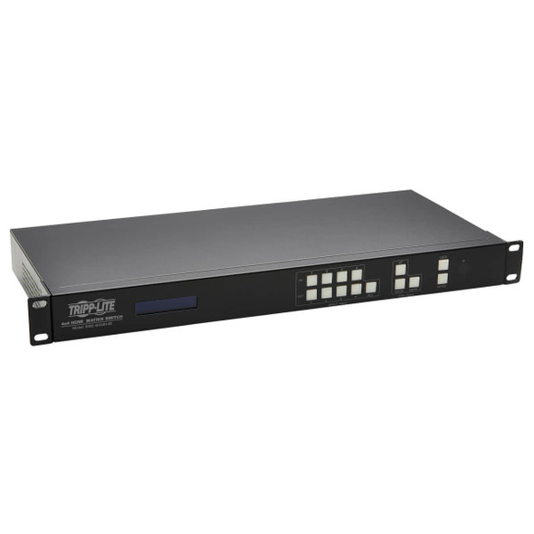 Tripp Lite B302-4HX4H-4K 4x4 HDMI Matrix Switch/Splitter with Audio Extractor, Remote Access and Multi-Resolution Support, 4K 60 Hz, HDR B302-4HX4H-4K 037332256560