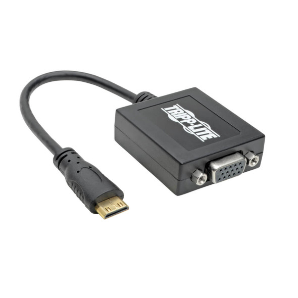 Tripp Lite P131-06N-MINI Mini HDMI to VGA Adapter Video Converter, (M/F), 6-in. (15.24 cm) P131-06N-MINI 037332181022