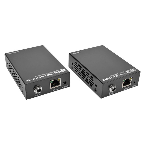 Tripp Lite HDMI over Cat5/6 Active Extender Kit w/ IR Control, Box-Style Transmitter & Receiver, Video/Audio, 1080p, Up to 125-ft. B126-1A1-IR 037332191328