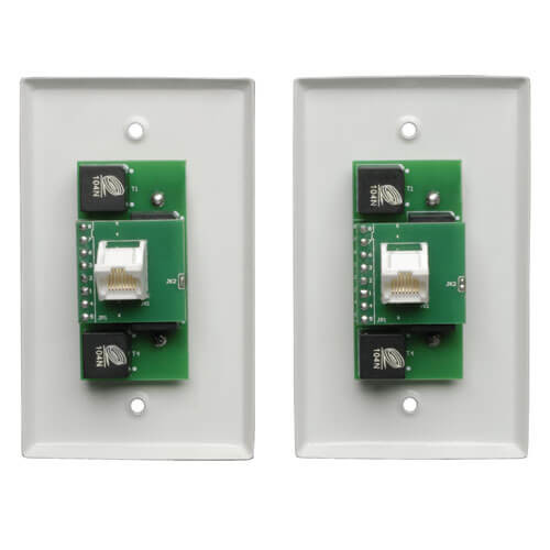 Tripp Lite B136-101-WP-1 Component Video with Stereo Audio over Cat5/Cat6 Extender Kit, Wallplate Transmitter and Receiver, Up to 700 ft. (213 m) B136-101-WP-1 037332162878