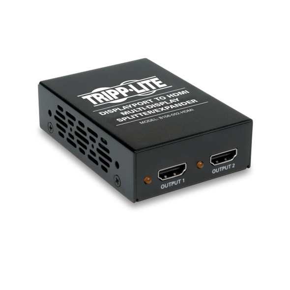 Tripp Lite 2-Port DisplayPort 1.2 to HDMI Multi-Stream Transport (MST) Hub, 3840 x 2160 4K x 2K UHD B156-002-HDMI 037332175892
