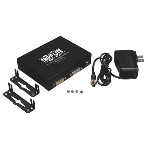 Tripp Lite 4-Port DVI over Cat5/Cat6 Extender Splitter, Video Transmitter, 1920x1080 at 60Hz, Up to 61 m (200-ft.) B140-004 037332156693