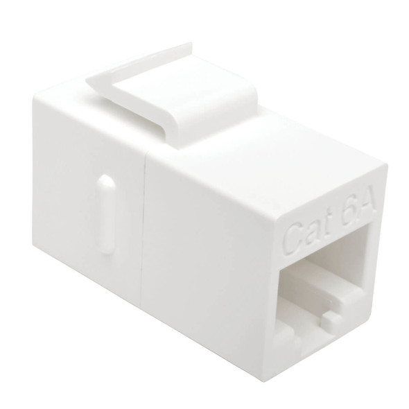 Tripp Lite N235-001-6A Cat6a Straight-Through Modular In-Line Snap-In Coupler (RJ45 F/F), TAA N235-001-6A 037332189936