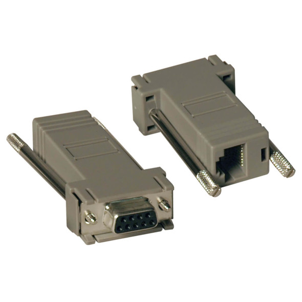 Tripp Lite P450-000 Null Modem Serial DB9 Serial Modular Adapter Kit, 2x (DB9F to RJ45F) P450-000 037332149572