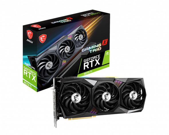 MSI GeForce RTX 3070 Ti GAMING X TRIO 8G NVIDIA 8 GB GDDR6X G307TGXT8 824142255797