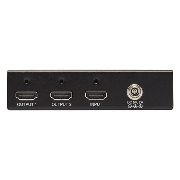 Tripp Lite B118-002-HDR 2-Port HDMI Splitter - 4K @ 60 Hz, 4:4:4, Multi-Resolution Support, HDR, HDCP 2.2, TAA B118-002-HDR 037332237972