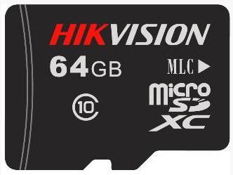 Hikvision Digital Technology HS-TF-H1I/64G memory card 64 GB MicroSDXC MLC Class 10 HS-TF-H1I/64G 842571105353
