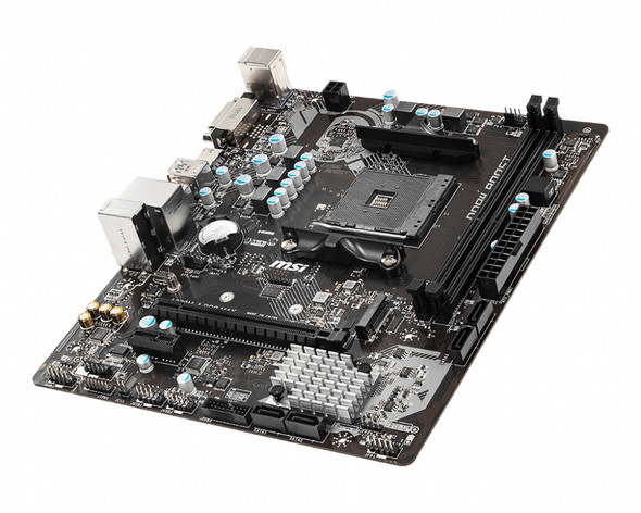 MSI A320M-A PRO MAX motherboard AMD A320 Socket AM4 micro ATX A320MAPMAX 824142189719