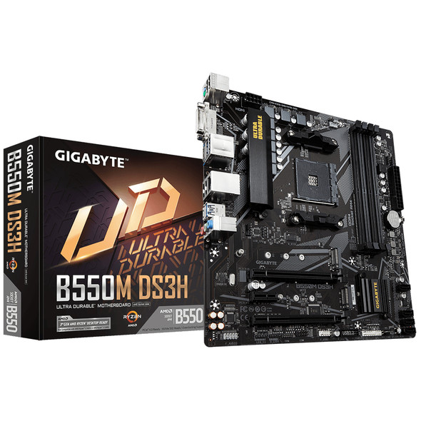 Gigabyte B550M DS3H AMD B550 Socket AM4 micro ATX B550M DS3H 889523022917