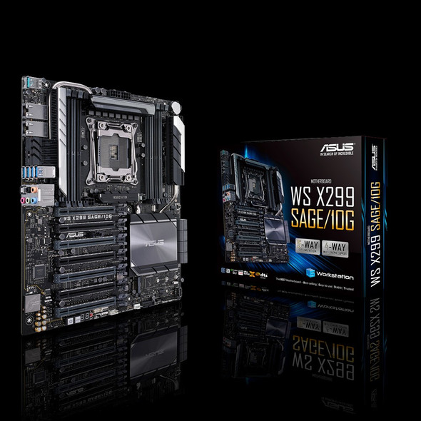 ASUS WS X299 SAGE/10G Intel X299 LGA 2066 SSI CEB WS X299 SAGE 10G 889349952009