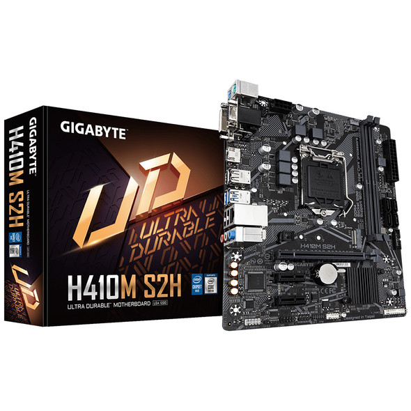 Gigabyte H410M S2H motherboard Intel H410 Express LGA 1200 micro ATX H410M S2H 889523022283