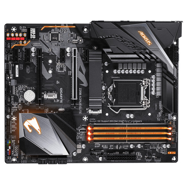 Gigabyte Z390 AORUS ELITE motherboard Intel Z390 LGA 1151 (Socket H4) ATX Z390 AORUS ELITE 889523015063