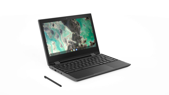 Lenovo 500e Chromebook 29.5 cm (11.6") Touchscreen HD Intel Celeron N 8 GB LPDDR4-SDRAM 64 GB eMMC Wi-Fi 5 (802.11ac) Chrome OS Black 81MC0059US 195891777428