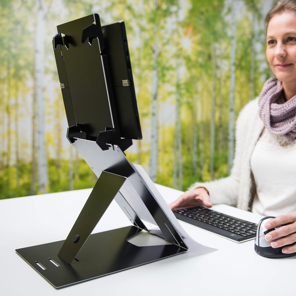 R-Go Tools R-Go Riser Duo, Tablet and Laptop Stand, adjustable, black RGORIDUOBL 8719274491156