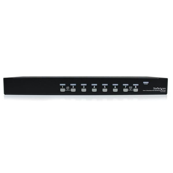 StarTech.com 8 Port 1U Rackmount USB KVM Switch with OSD 40925