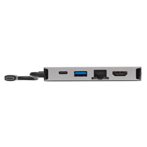 Tripp Lite U442-DOCK6-GY USB-C Dock, Dual Display - 4K HDMI, VGA, USB 3.2 Gen 1, USB-A/C Hub, GbE, 100W PD Charging U442-DOCK6-GY 037332240774