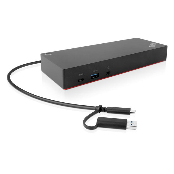 Lenovo ThinkPad Hybrid USB-C with USB-A Dock Wired USB 3.2 Gen 2 (3.1 Gen 2) Type-C Black 40AF0135US 191999788441