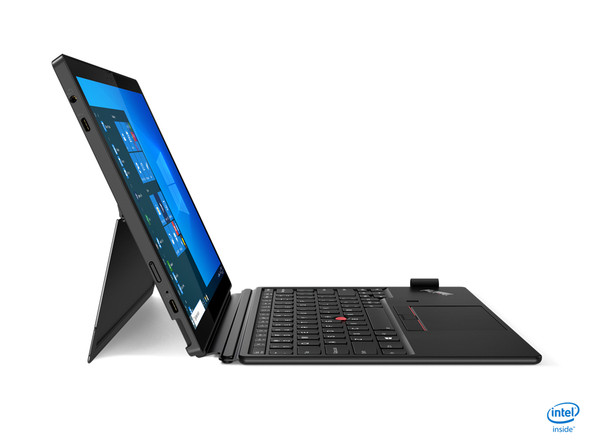 Lenovo ThinkPad X12 Detachable Hybrid (2-in-1) 31.2 cm (12.3") Touchscreen Full HD+ Intel Core i5 8 GB LPDDR4x-SDRAM 256 GB SSD Wi-Fi 6 (802.11ax) Windows 10 Pro Black 20UW000TUS