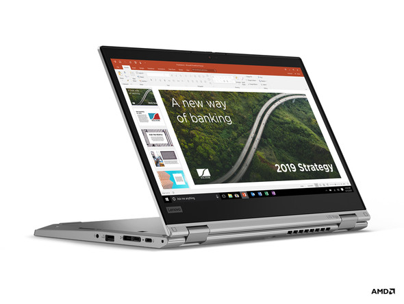 Lenovo ThinkPad L13 Yoga Hybrid (2-in-1) 33.8 cm (13.3") Touchscreen Full HD AMD Ryzen 5 PRO 16 GB DDR4-SDRAM 512 GB SSD Wi-Fi 6 (802.11ax) Windows 10 Pro Silver 21AD0028CA