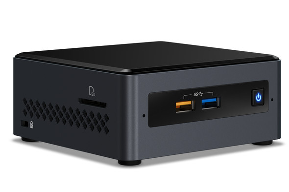 Intel NUC 7 Essential J4005 UCFF Intel Celeron J 4 GB DDR4-SDRAM 64 GB eMMC Windows 10 Mini PC Black BOXNUC7CJYSAMN 735858483971