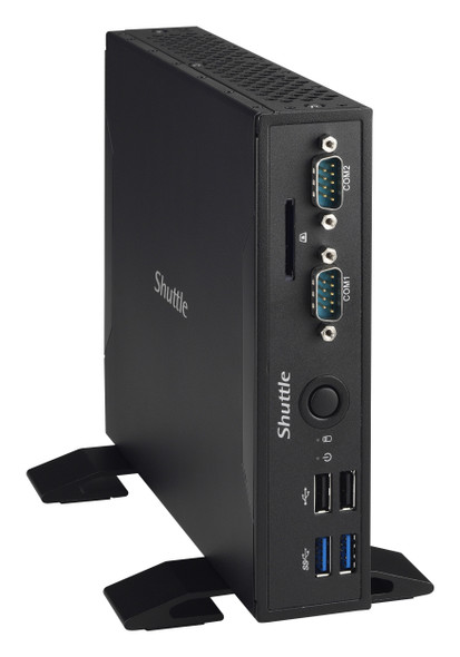 Shuttle XPС slim DS77U3 PC/workstation barebone 1.3L sized PC Black Intel SoC BGA 1356 i3-7100U 2.4 GHz DS77U3 887993001036