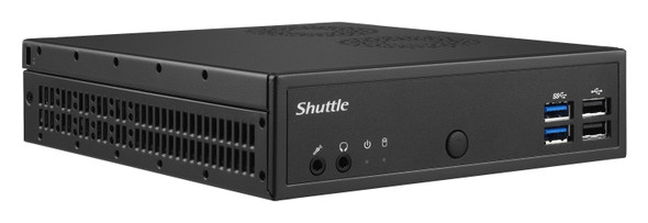 Shuttle XPС slim DH02U3 PC/workstation barebone 1.3L sized PC Black Intel SoC BGA 1356 i3-7100U 2.4 GHz DH02U3 887993001449