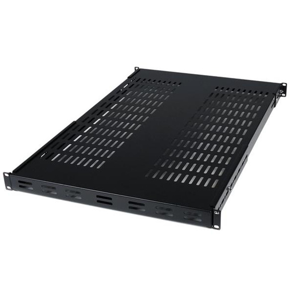 StarTech.com 1U Adjustable Mounting Depth Vented Rack Mount Shelf - 175lbs / 80kg 41119