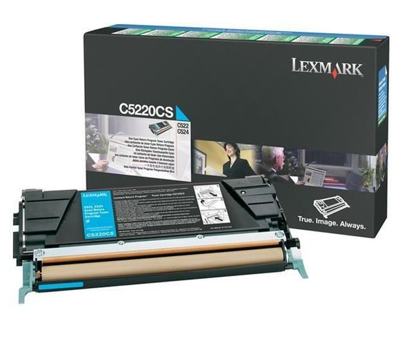 Lexmark C5220CS toner cartridge 1 pc(s) Original Cyan C5220CS 734646396653