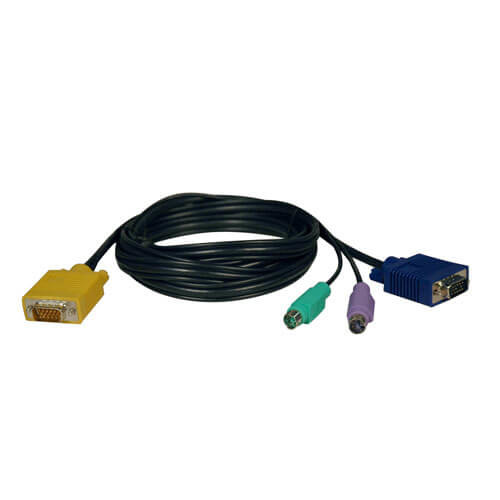 Tripp Lite P774-006 PS/2 (3-in-1) Cable Kit for NetDirector KVM Switch B020-Series and KVM B022-Series, 6 ft. (1.83 m) P774-006 037332118776