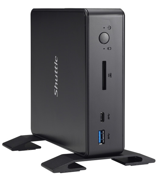 Shuttle XPC nano NC02U7 PC/workstation barebone Nettop Black LGA 1356 (Socket B2) i7-6500U 2.5 GHz NC02U7 887993000831