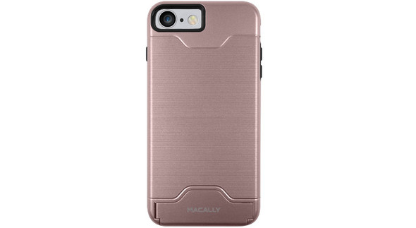 Macally KSTANDP7MRS mobile phone case 11.9 cm (4.7") Cover Gold, Pink KSTANDP7MRS 701107496672