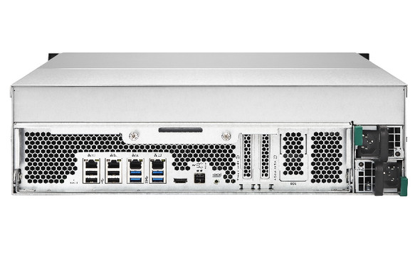 QNAP TVS-EC1680U-SAS-RP R2 NAS Rack (3U) Ethernet LAN Black E3-1246V3 TVS-EC1680U-SAS-RP-16G-R2-US 885022010837
