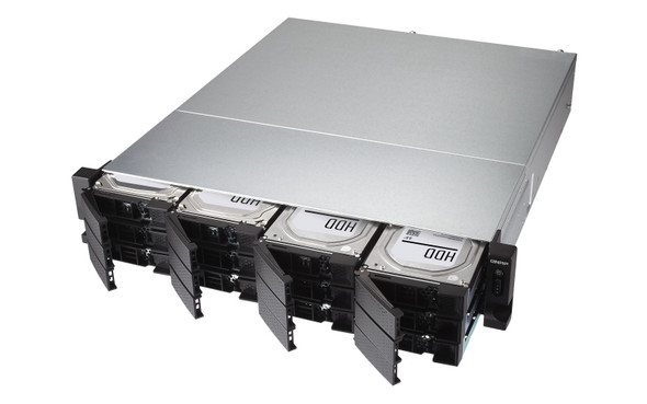QNAP TS-1886XU-RP NAS Ethernet LAN Aluminium, Black D-1602 TS-1886XU-RP-D1602-4G 885022018741