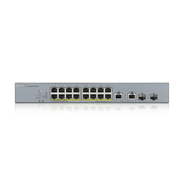 Zyxel GS1350-18HP network switch Managed L2 Gigabit Ethernet (10/100/1000) Power over Ethernet (PoE) Grey GS1350-18HP 760559126346