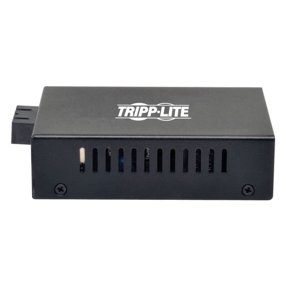 Tripp Lite N785-INT-SC-MM Gigabit Multimode Fiber to Ethernet Media Converter, 10/100/1000 SC, International Power Supply, 850 nm, 550M (1804.46 ft.) N785-INT-SC-MM 037332205674