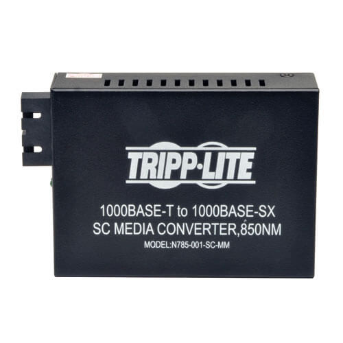 Tripp Lite SC Multimode Media Converter 10/100/1000, 550M, 850nm RJ45 N785-001-SC-MM 037332184146