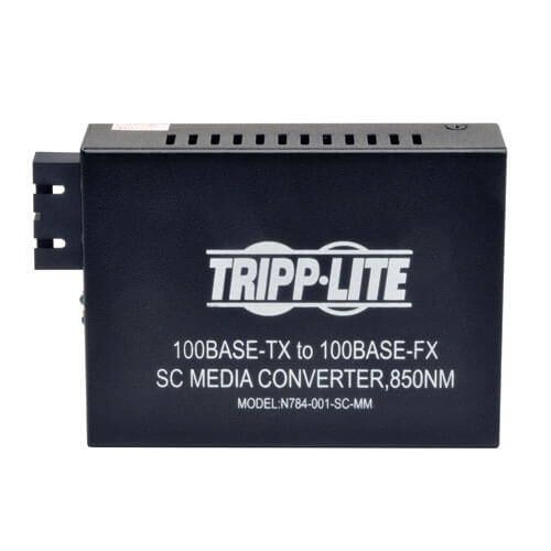 Tripp Lite 10/100 SC Multimode Media Converter, 550M, 850nm N784-001-SC-MM 037332183934