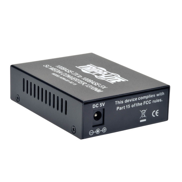 Tripp Lite 10/100 UTP to Singlemode Fiber Media Converter, 15km, 1310nm SC N784-001-SC-15 037332184139