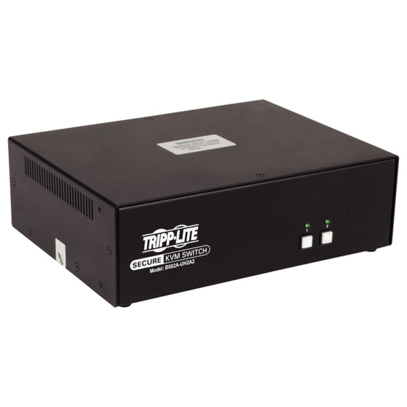Tripp Lite 2-Port Dual-Monitor Secure KVM Switch, HDMI - 4K, NIAP PP3.0, Audio, TAA B002A-UH2A2 037332261540